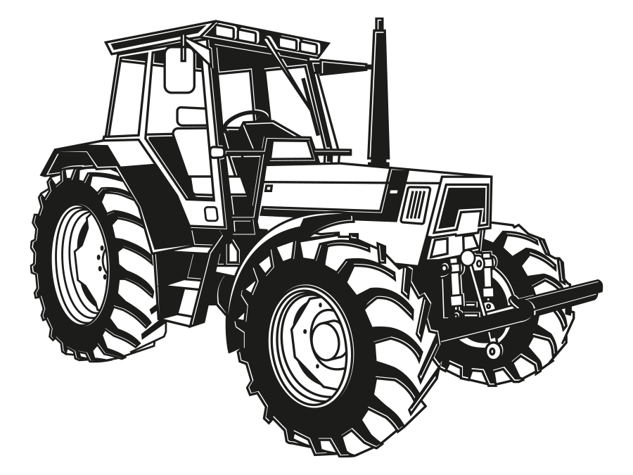 Wandtattoo Traktor 80 x 61 cm WT-0186